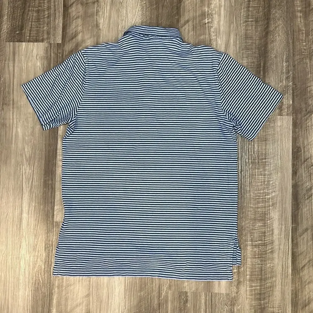 Ralph Lauren Vintage Polo Golf Striped Pocket Polo - Medium